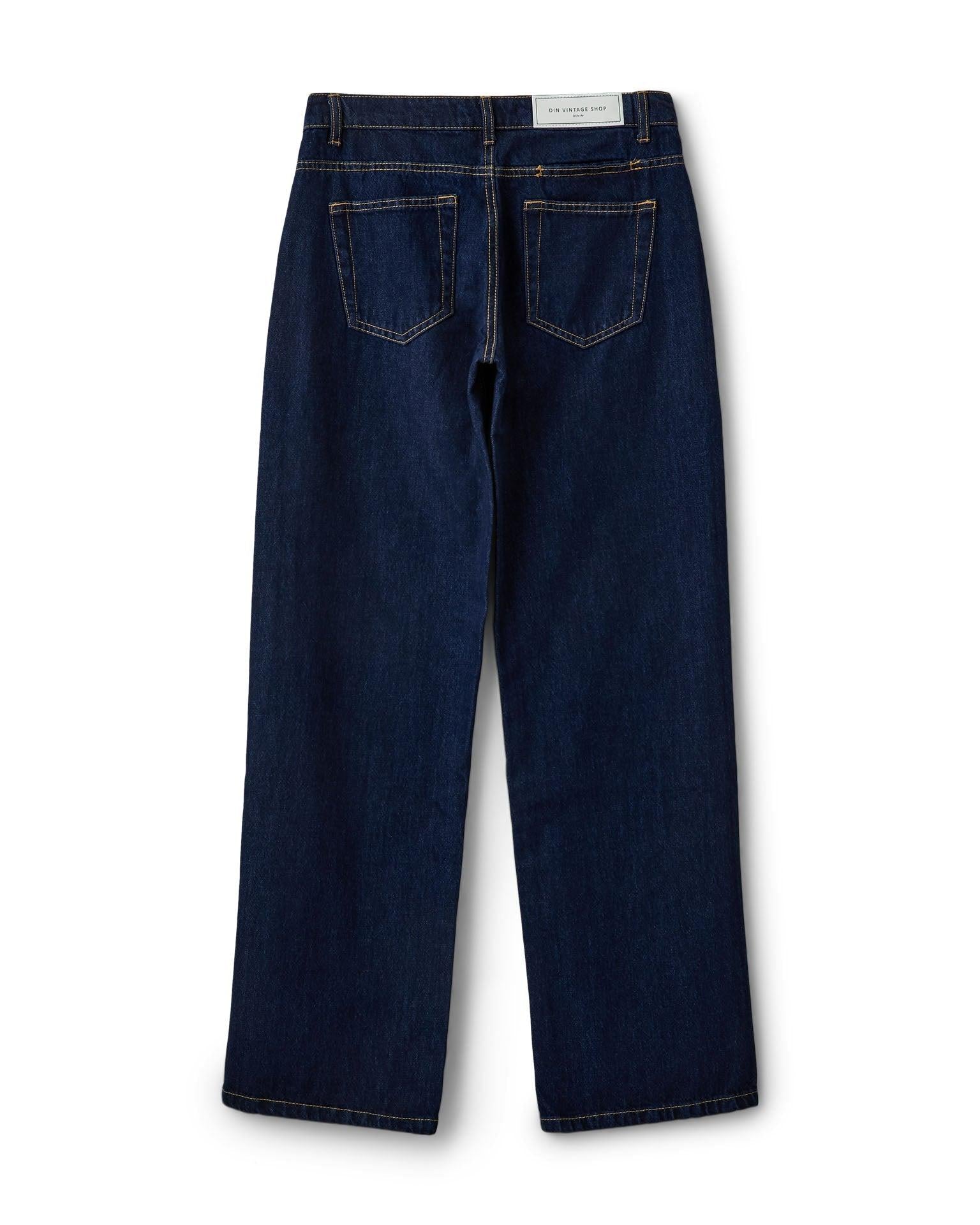 ESTHER JEANS - DARK BLUE - Dinvintageshop