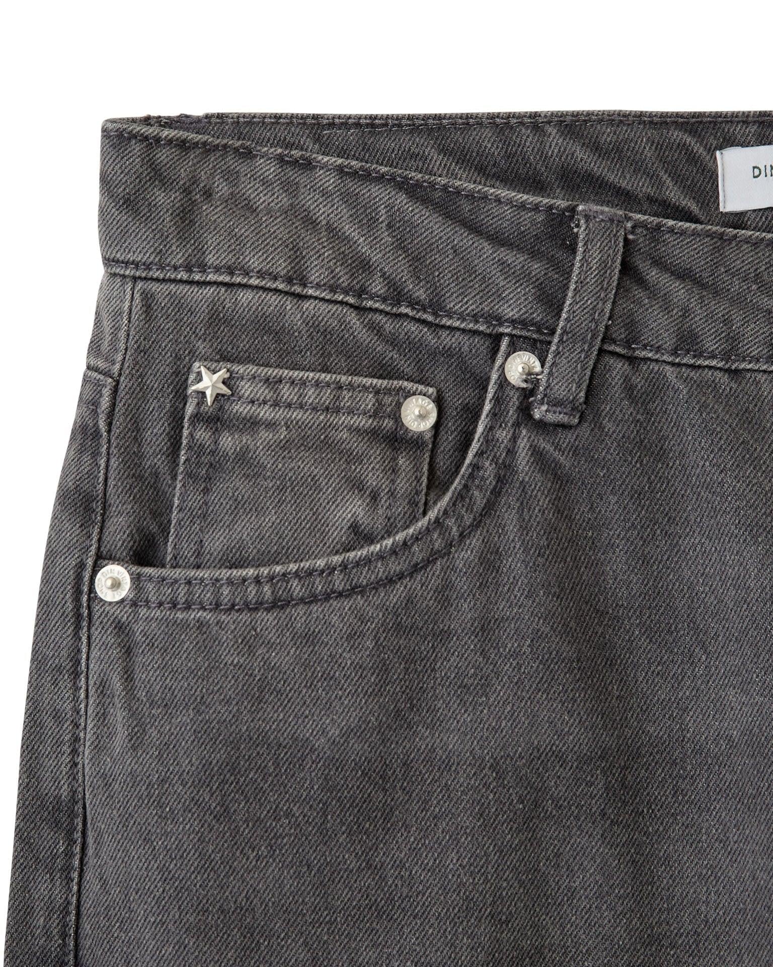 ESTHER JEANS - DARK GREY - Dinvintageshop