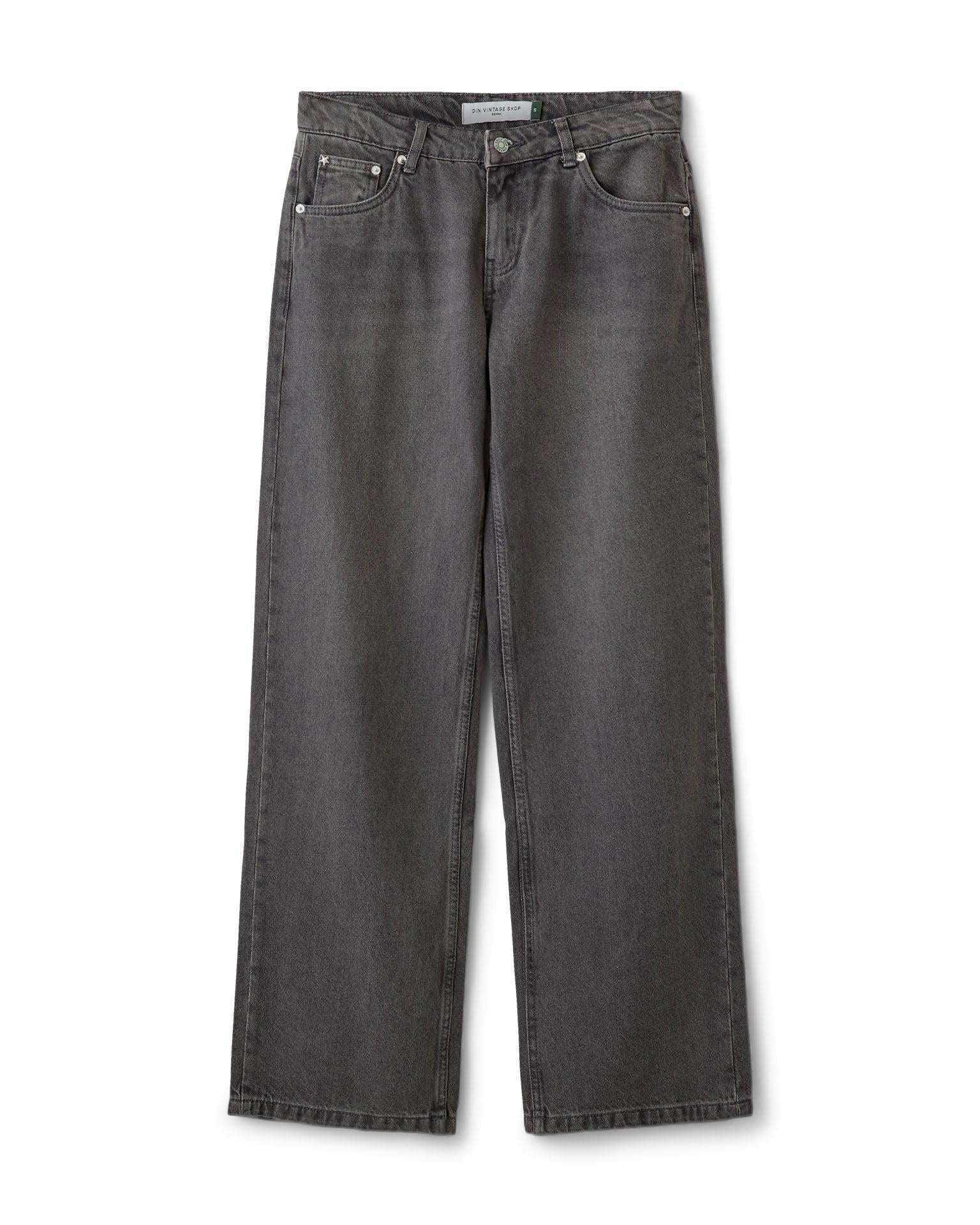 ESTHER JEANS - DARK GREY - Dinvintageshop