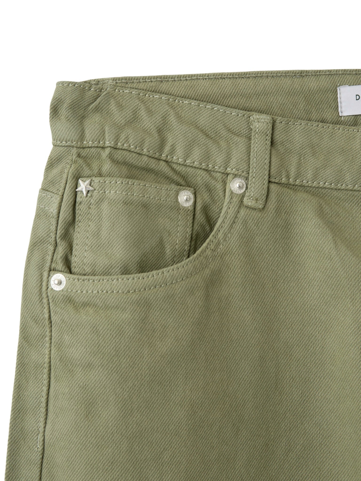 ESTHER JEANS - GREEN - Dinvintageshop