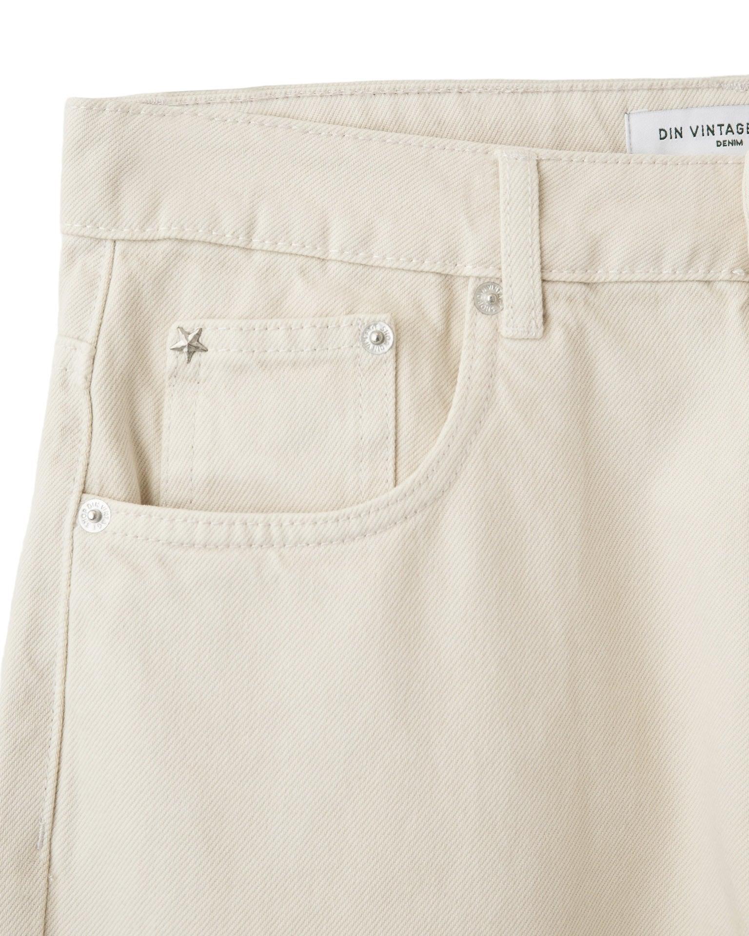 ESTHER JEANS - OFF WHITE - Dinvintageshop