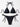 FILIPPA BIKINI SET - BLACK - Dinvintageshop