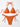 FILIPPA BIKINI SET - ORANGE - Dinvintageshop