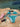 FILIPPA GLITTER BIKINI SET - TEAL - Dinvintageshop