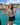 FILIPPA GLITTER BIKINI SET - TEAL - Dinvintageshop