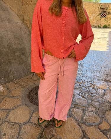FLORA HØR - BUKSER - LIGHT PINK - Dinvintageshop