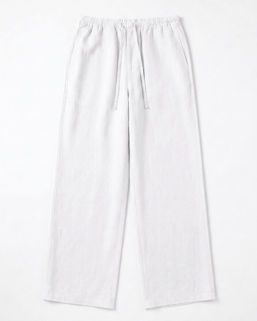 FLORA HØR-BUKSER - WHITE