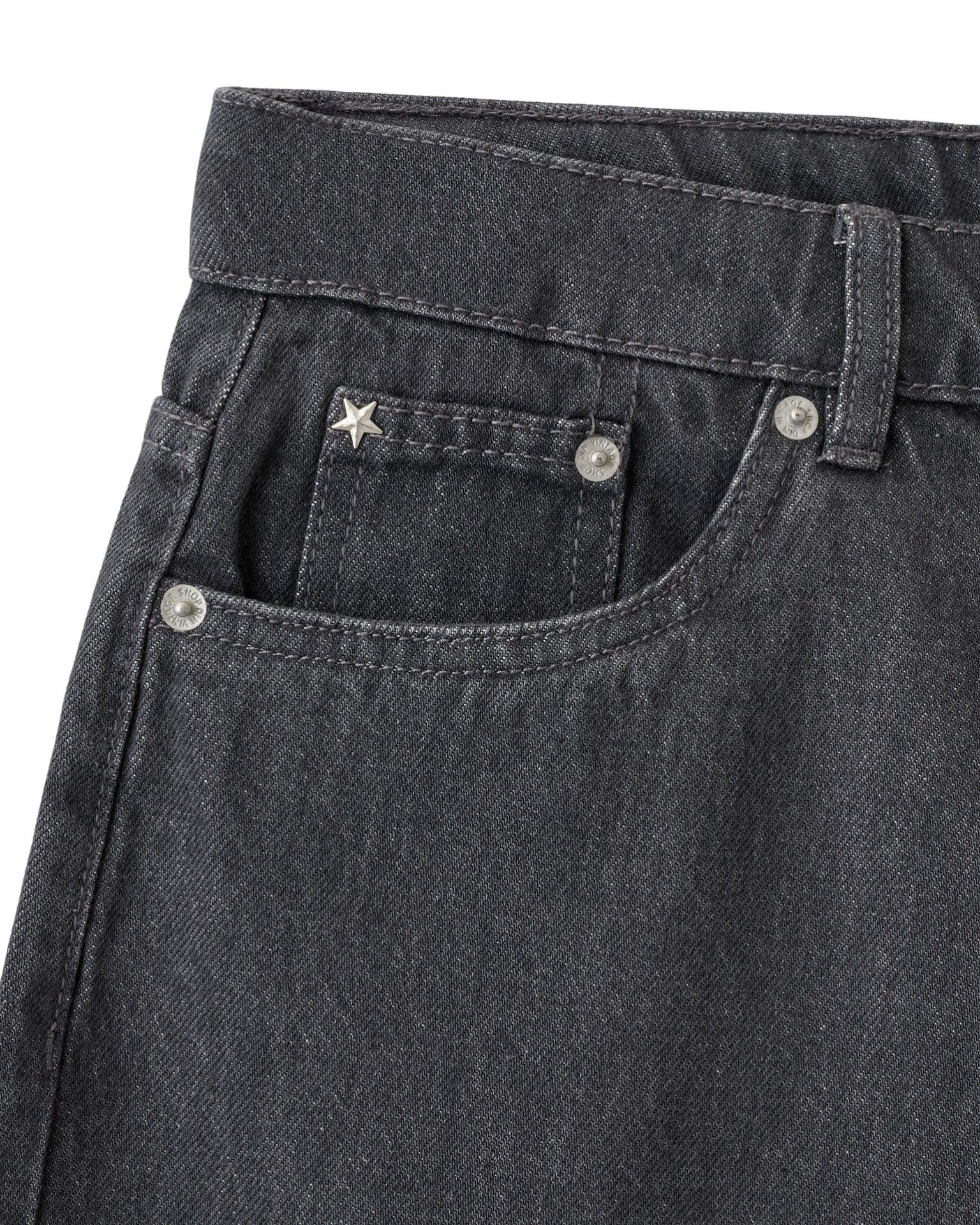 FRIDA JORTS - DARK GREY - Dinvintageshop