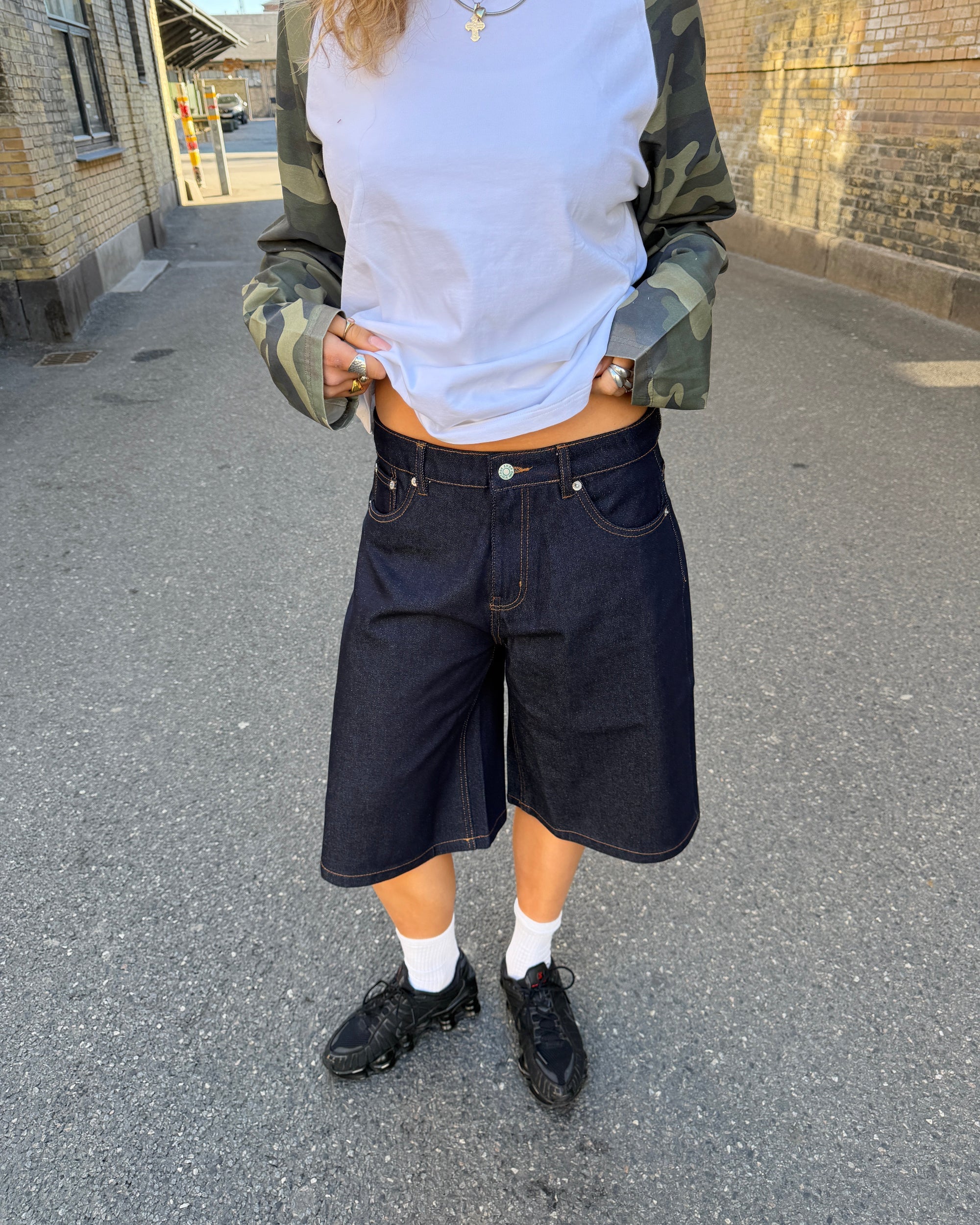 FRIDA JORTS - INDIGO SELVEDGE - Dinvintageshop