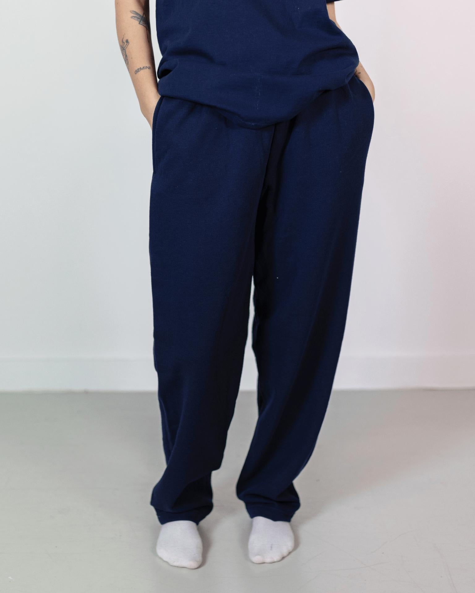 FRUIT SWEATPANTS U/ ELA - NAVY