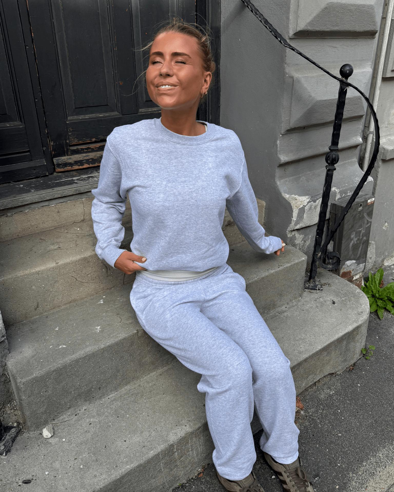 FRUIT SWEATPANTS U/ ELASTIK - GREY
