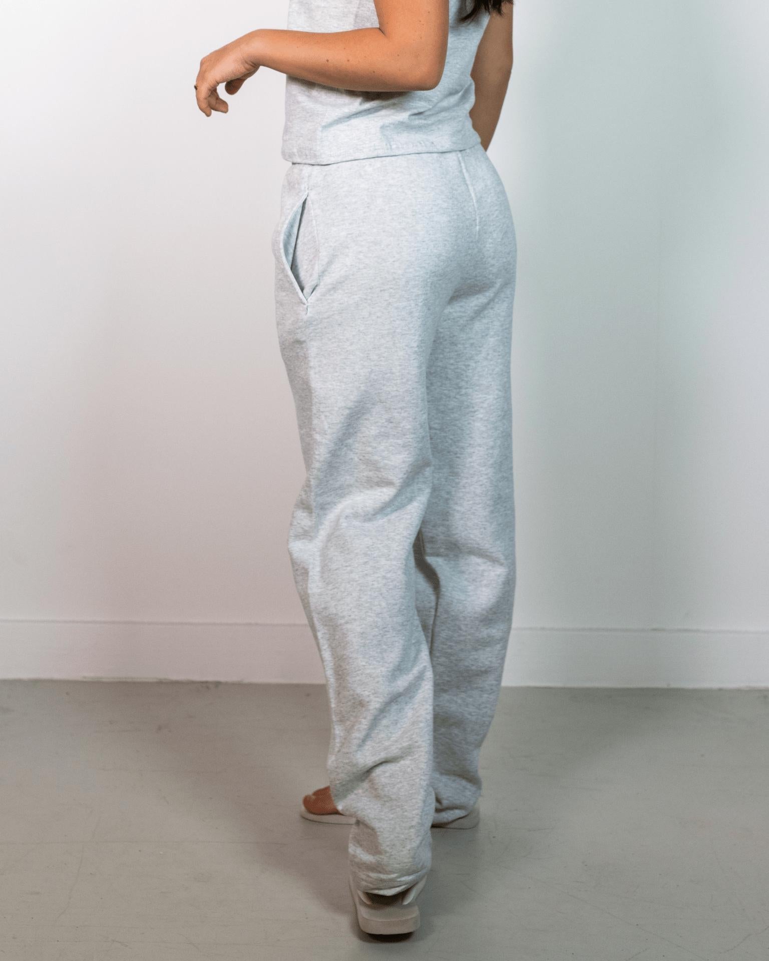 FRUIT SWEATPANTS U/ ELASTIK - GREY