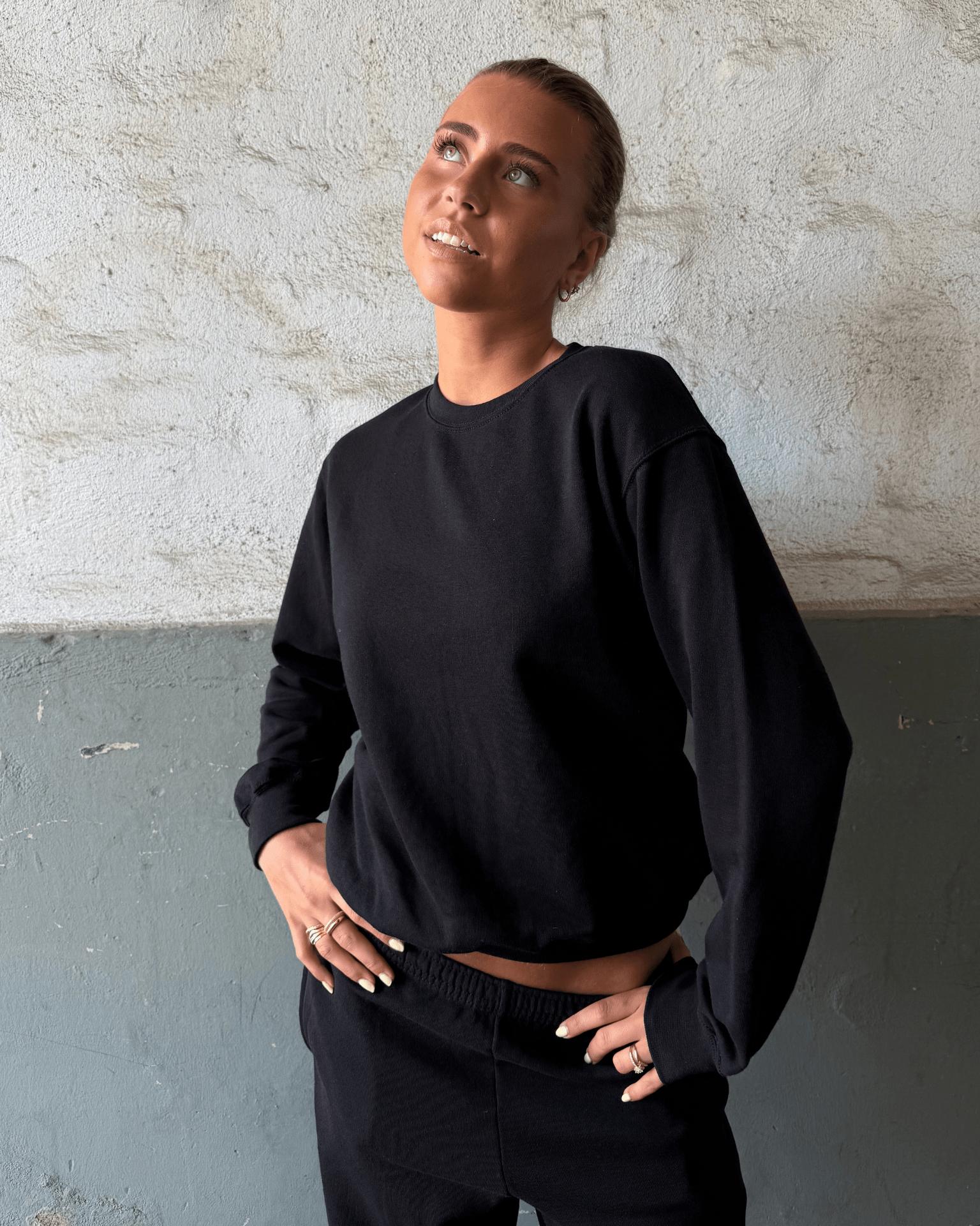 FRUIT SWEATSHIRT - BLACK