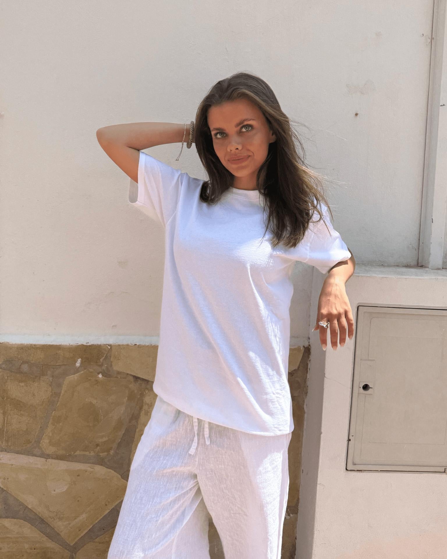 FRUIT T-SHIRT - HVID