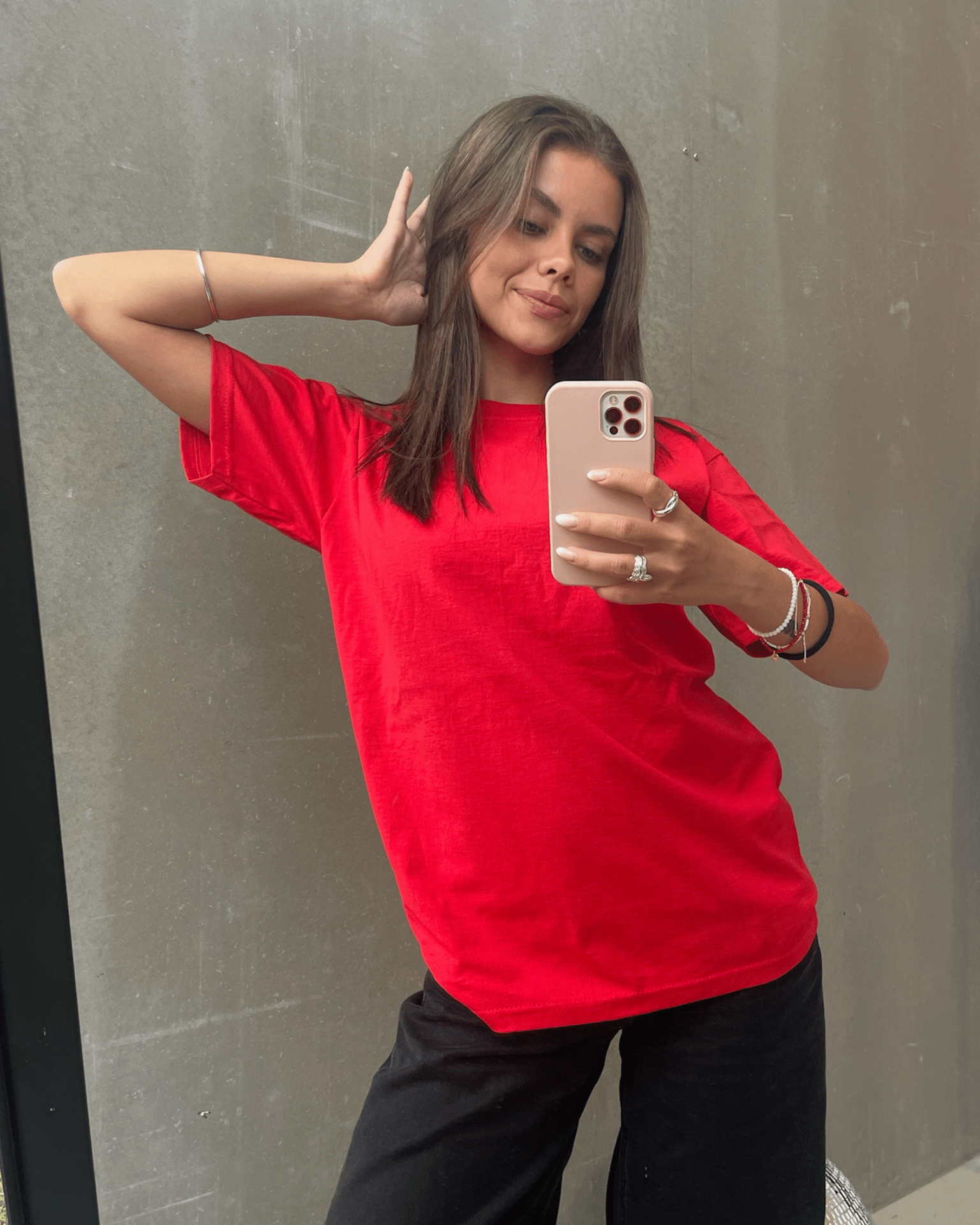 FRUIT T - SHIRT - RØD - Dinvintageshop