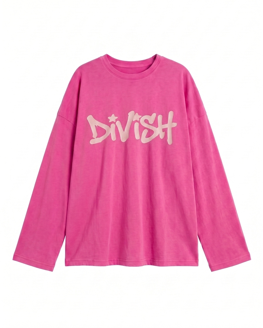 DUA LONG-SLEEVE TEE - PINK