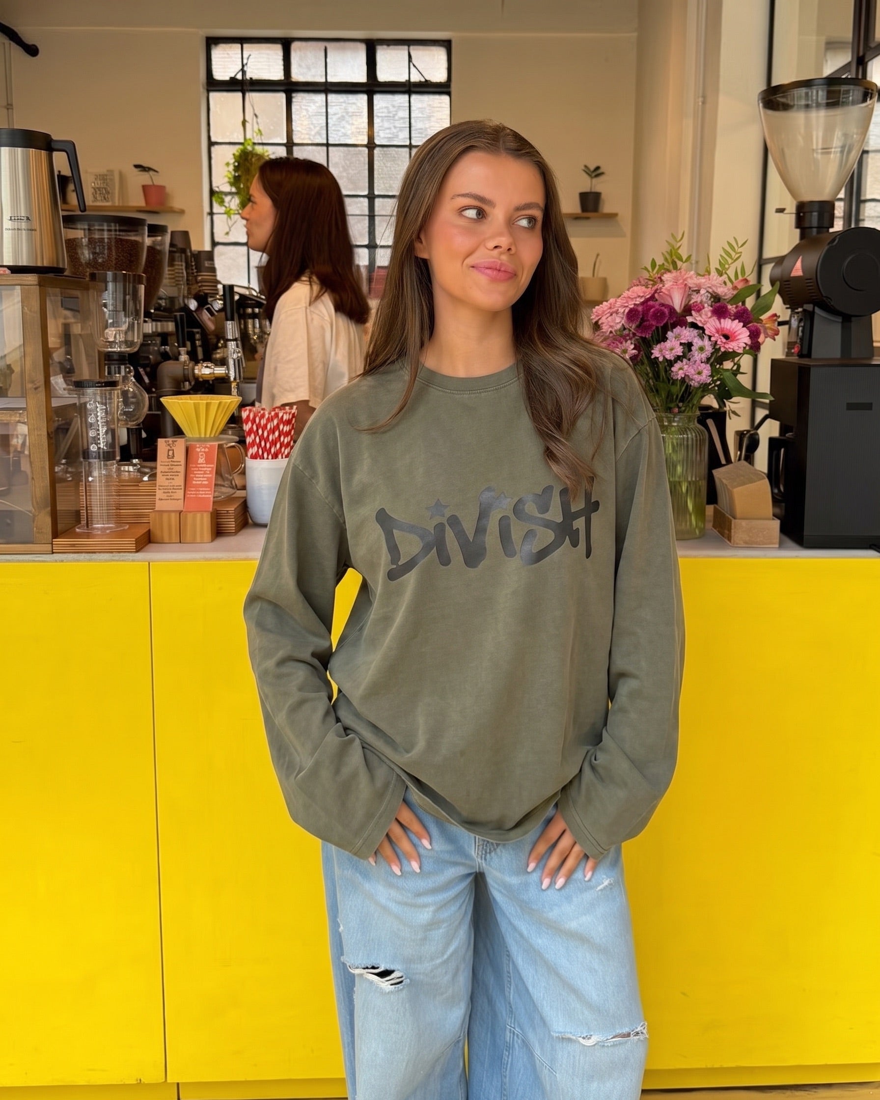DUA LONG-SLEEVE TEE - ARMY