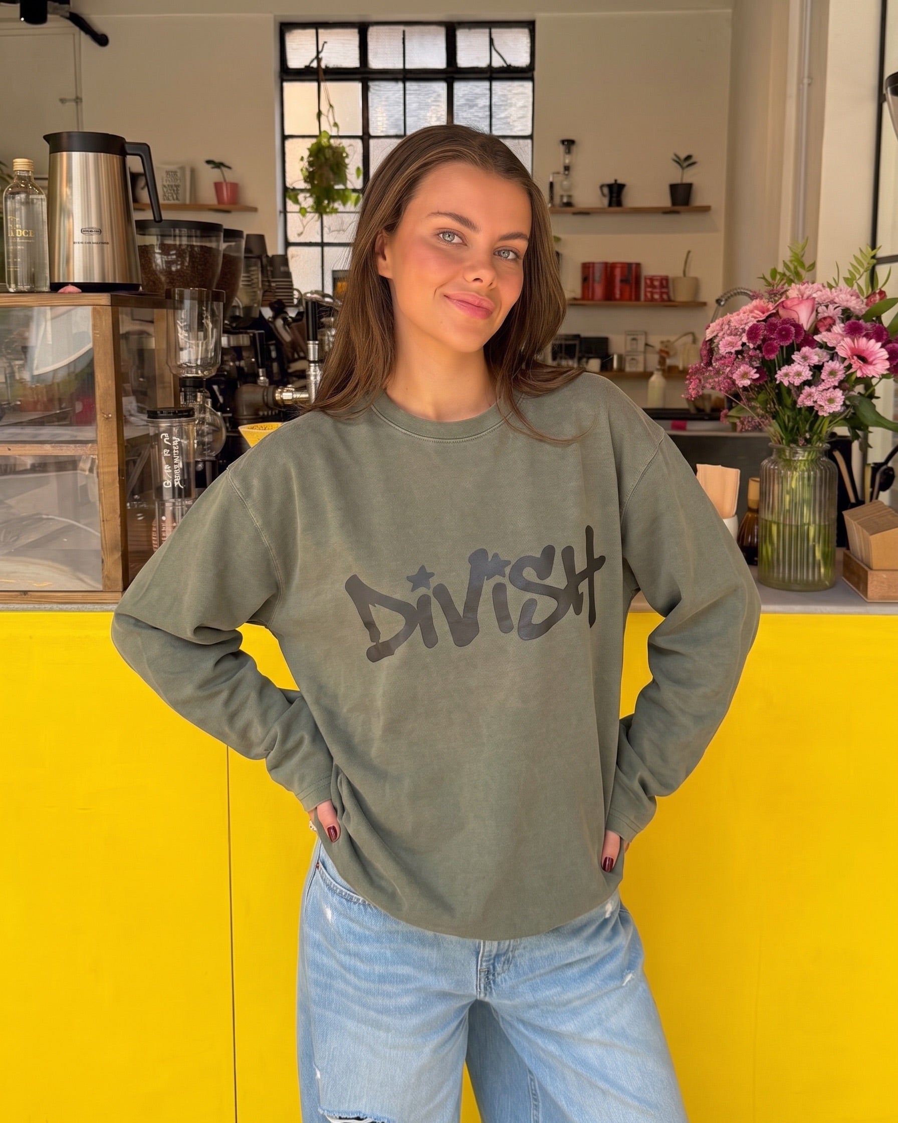 DUA LONG-SLEEVE TEE - ARMY