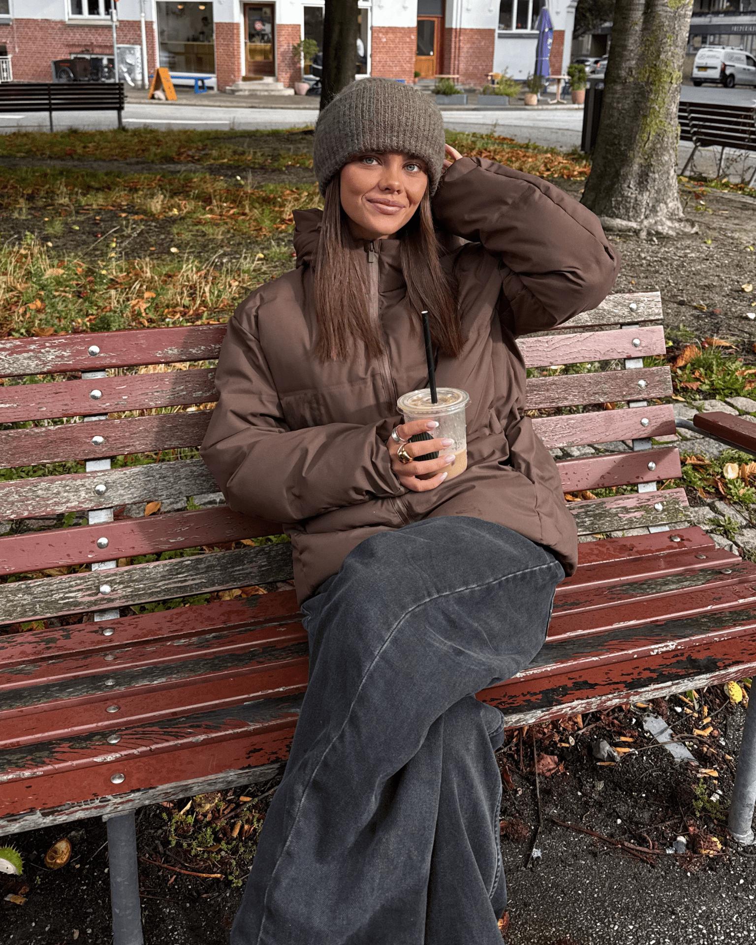 ISA DOWN JACKET - BROWN