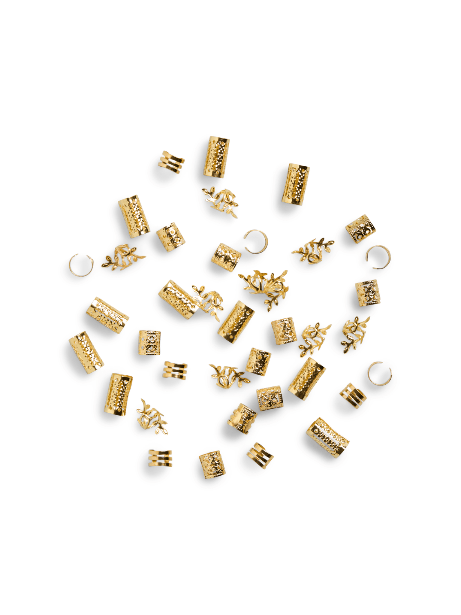 KATIE HAIR JEWELLERY - GOLD COLOR - Dinvintageshop