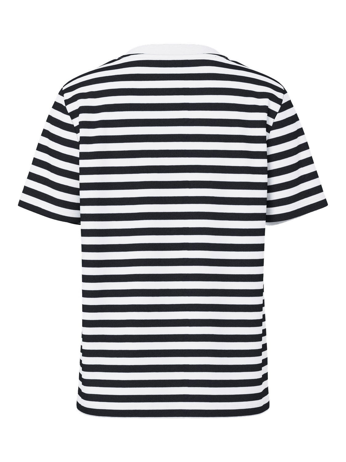RIA STRIPE TEE - BLACK/BRIGHT WHITE