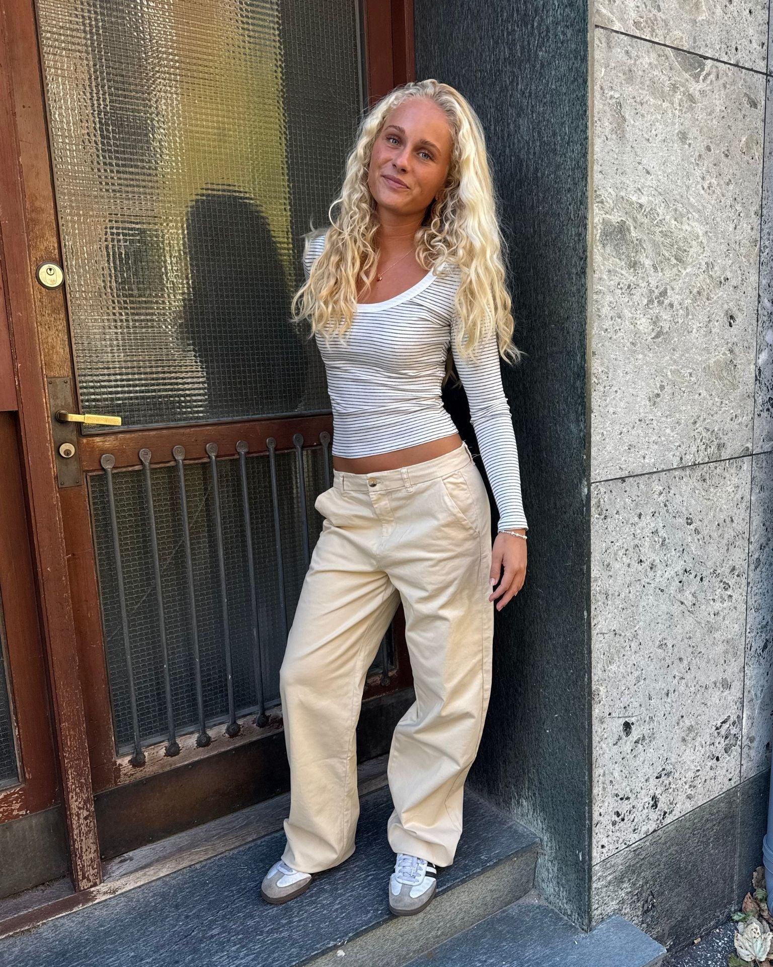 KLARA PANT - SAND - Dinvintageshop