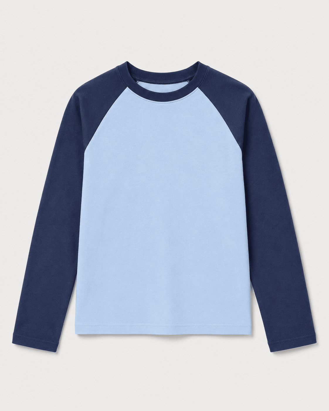 KLARA TEE - LIGHT BLUE/NAVY - Dinvintageshop