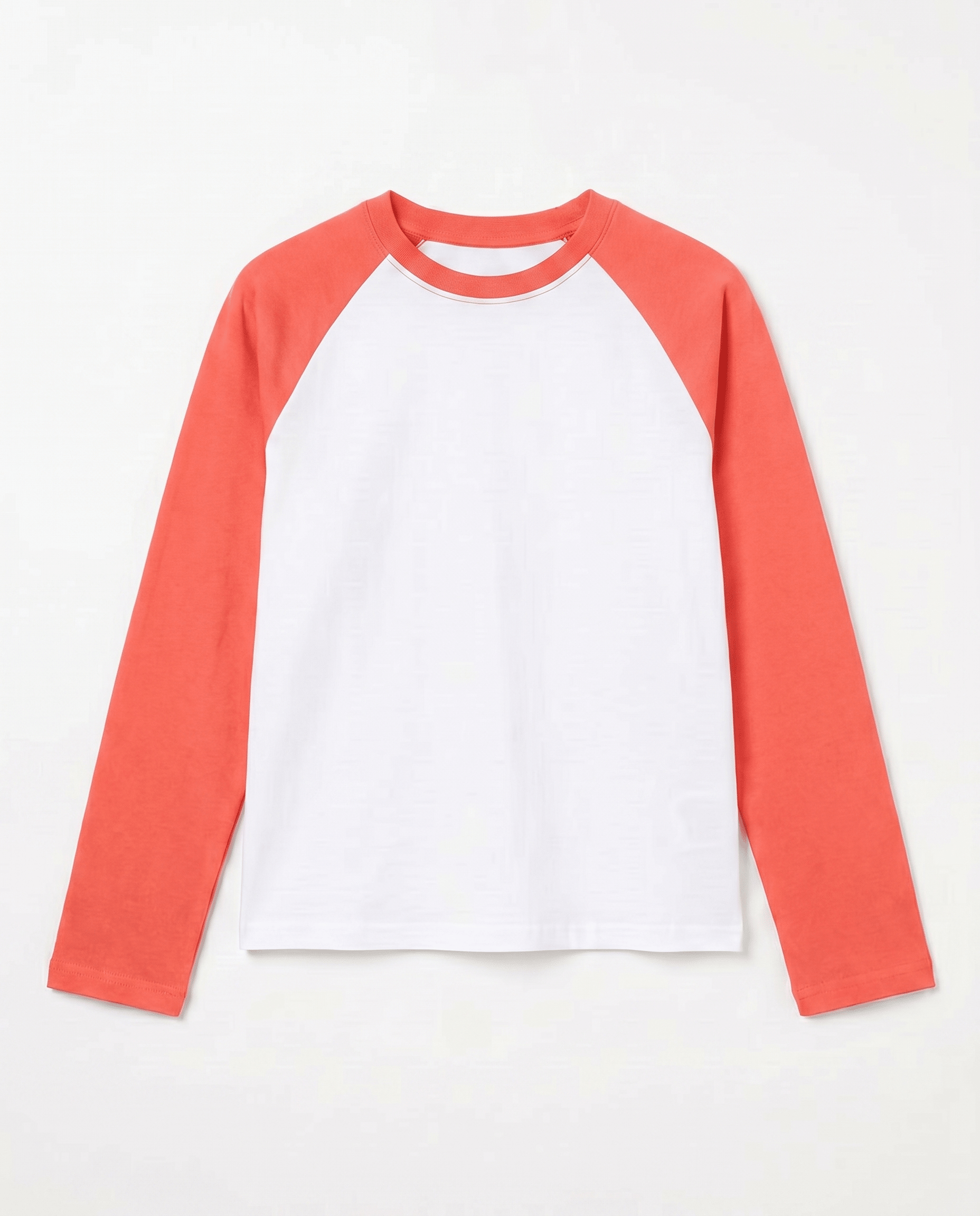 KLARA TEE - WHITE/CORAL - Dinvintageshop