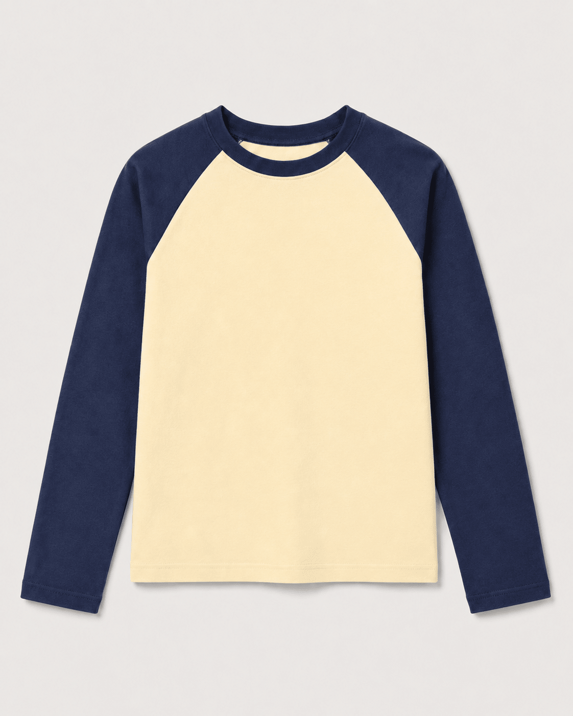 KLARA TEE - YELLOW/NAVY - Dinvintageshop