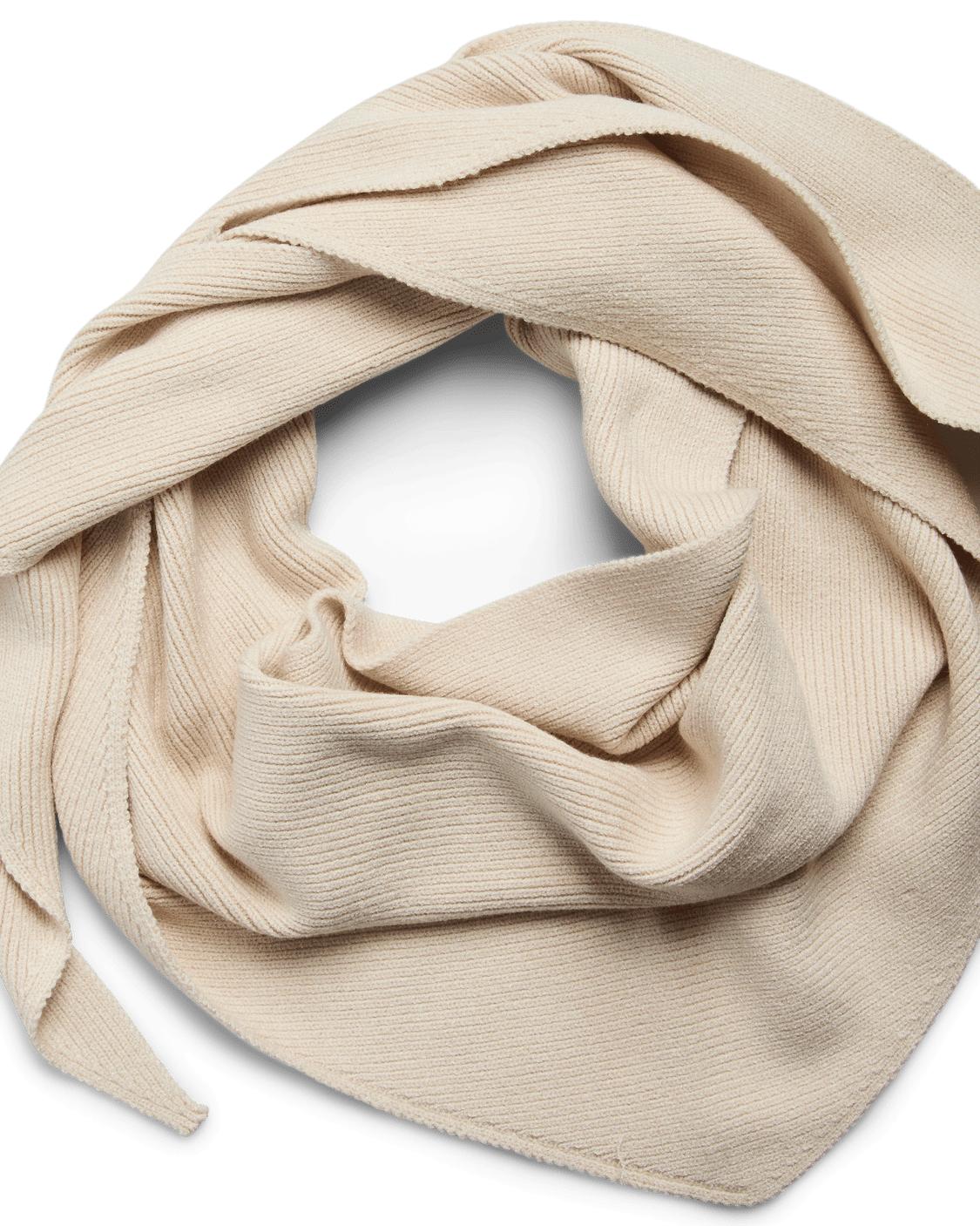 KOMMA BIG SCARF - WHITECAP GRAY
