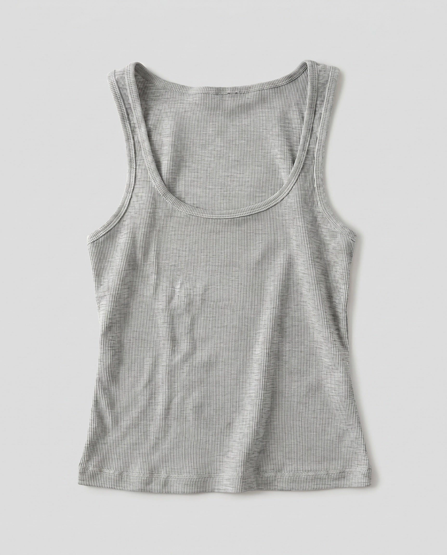 LUNA TANK TOP - LT GREY - Dinvintageshop