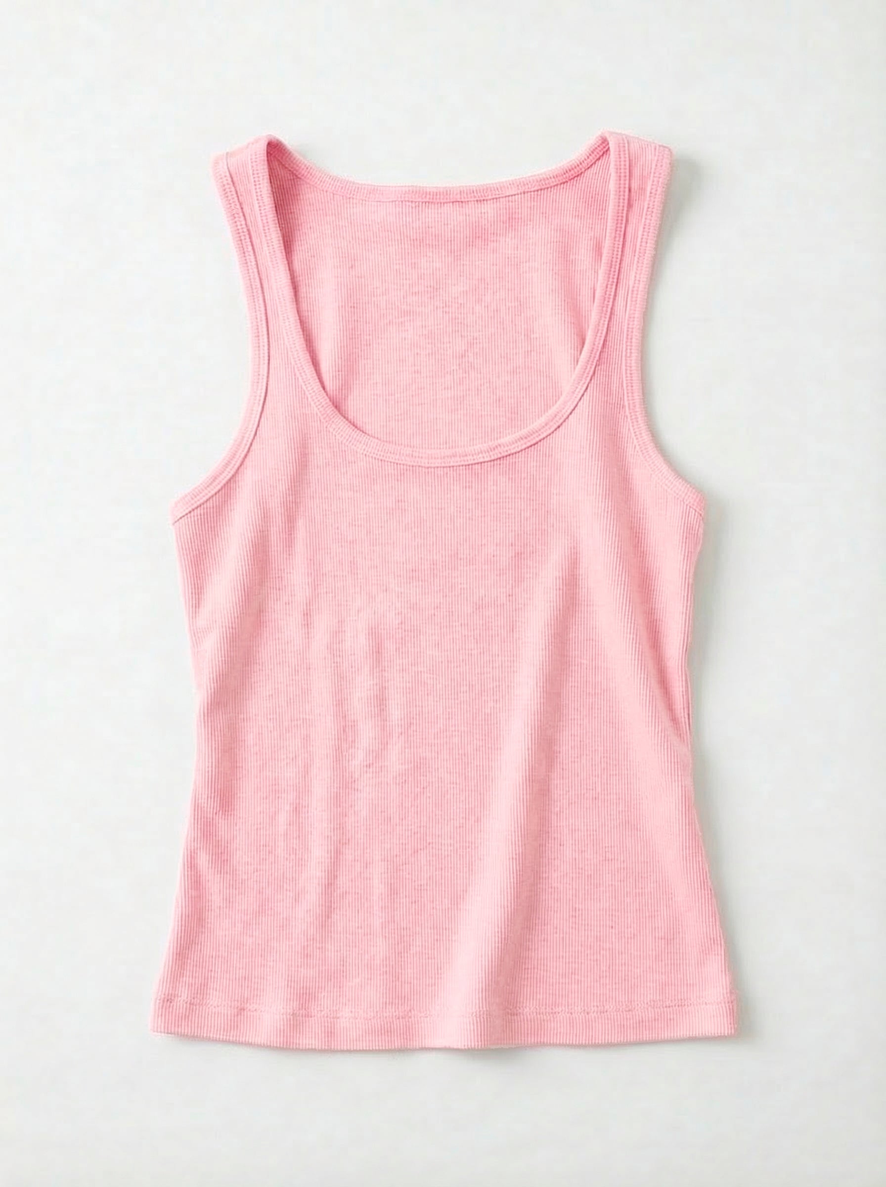 LUNA TANK TOP - LT PINK - Dinvintageshop