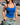 LUNA TANK TOP - ROYAL BLUE - Dinvintageshop