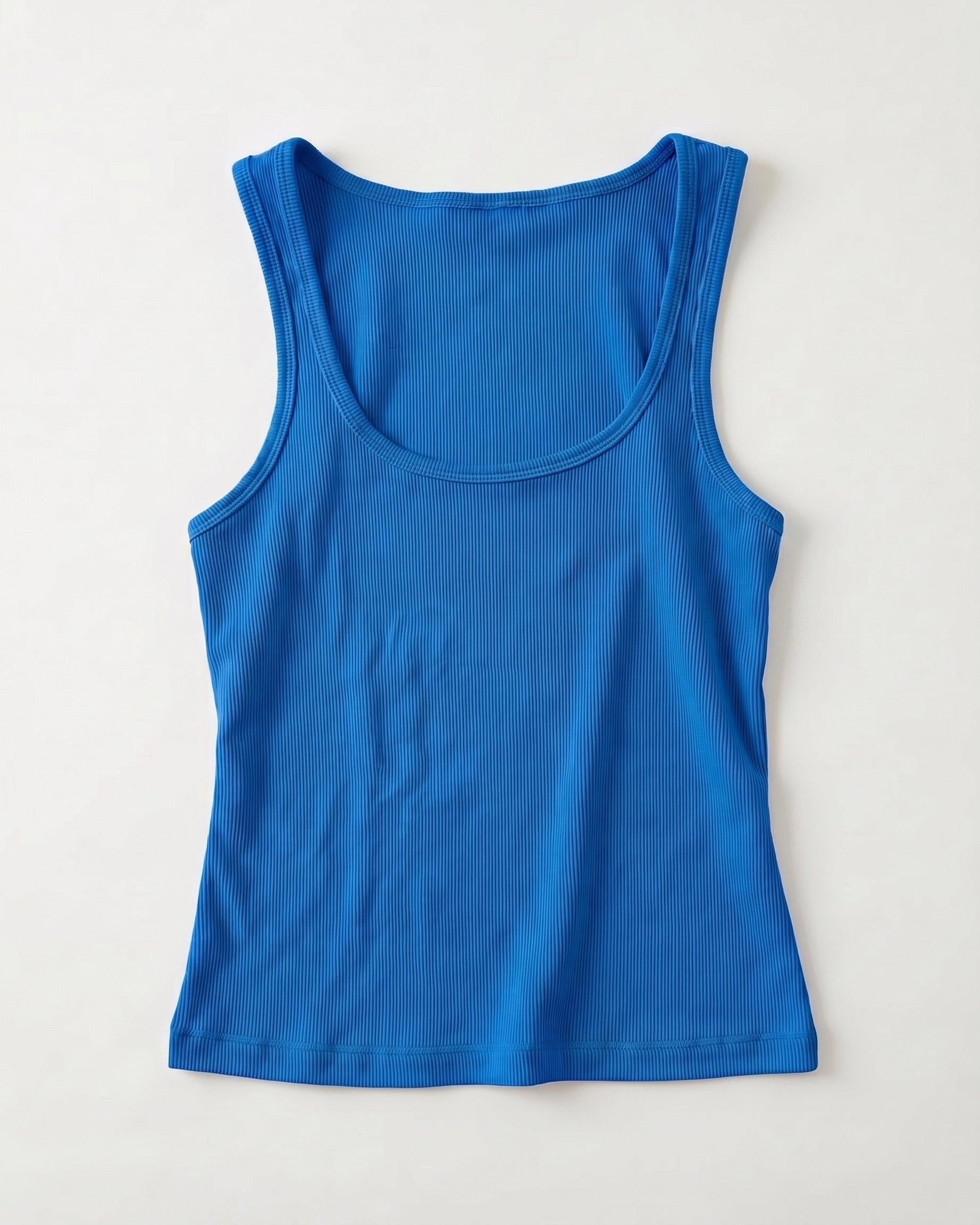 LUNA TANK TOP - ROYAL BLUE - Dinvintageshop