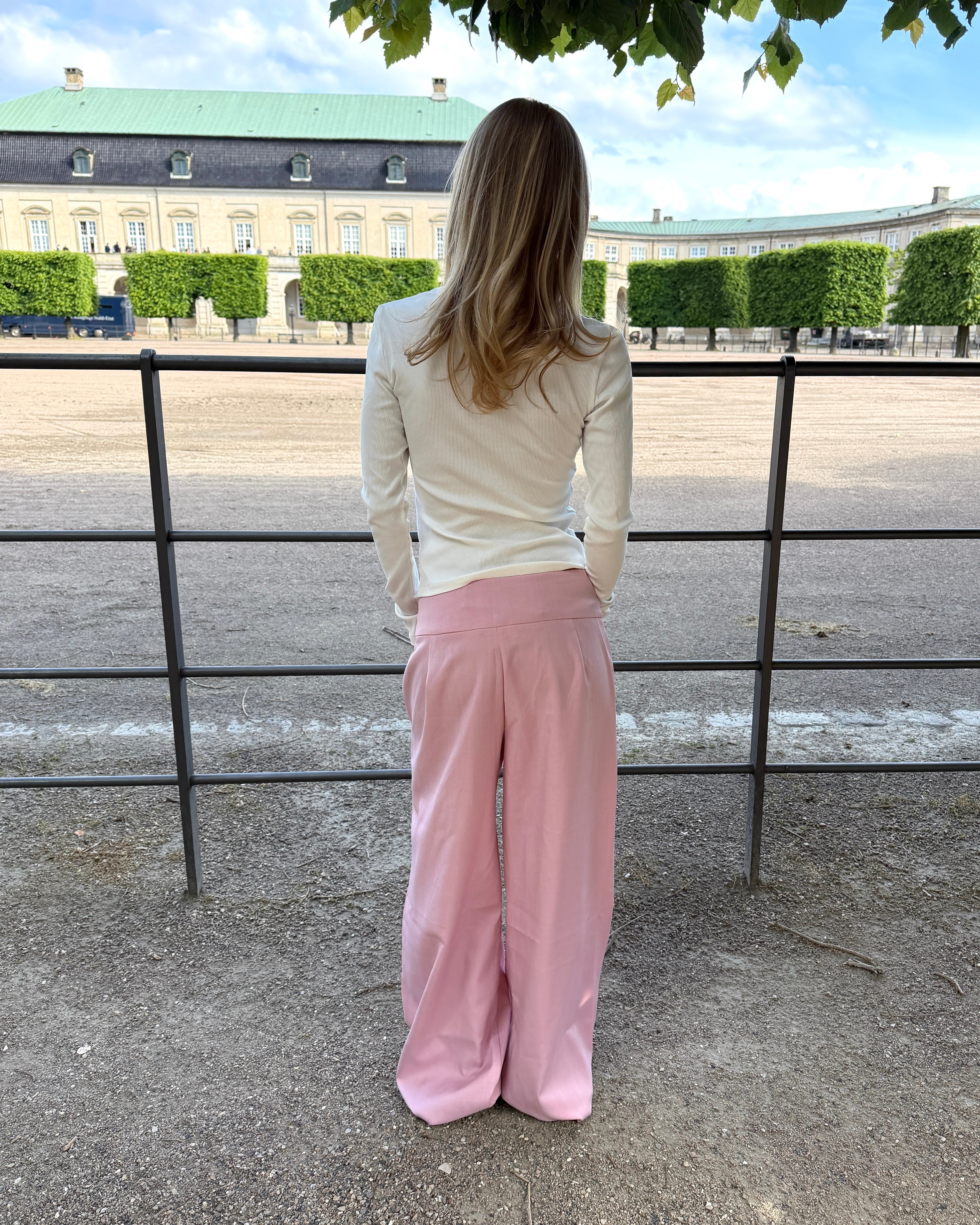 MAIA SUIT PANT - LIGHT PINK - Dinvintageshop
