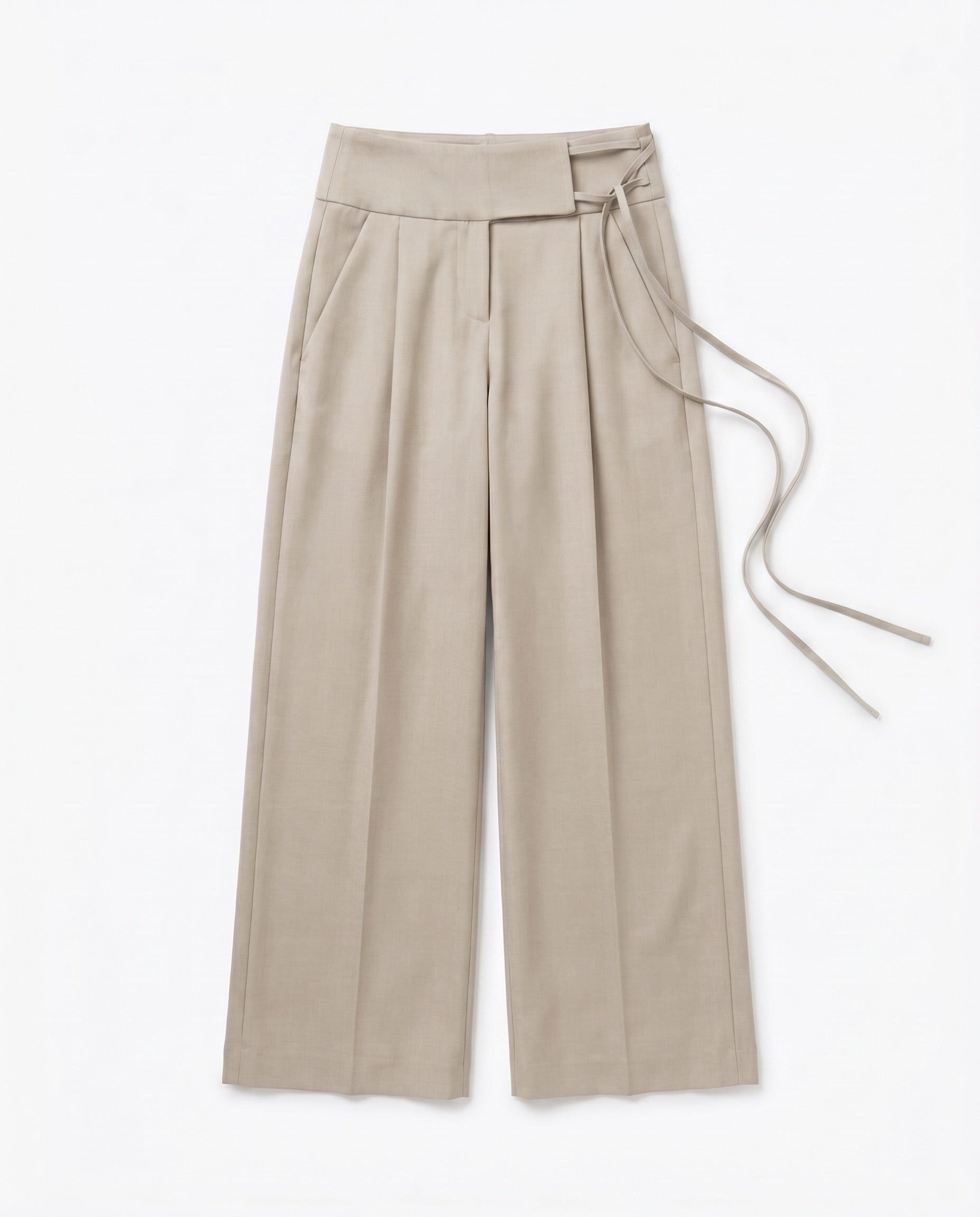 MAIA SUIT PANT - SAND - Dinvintageshop
