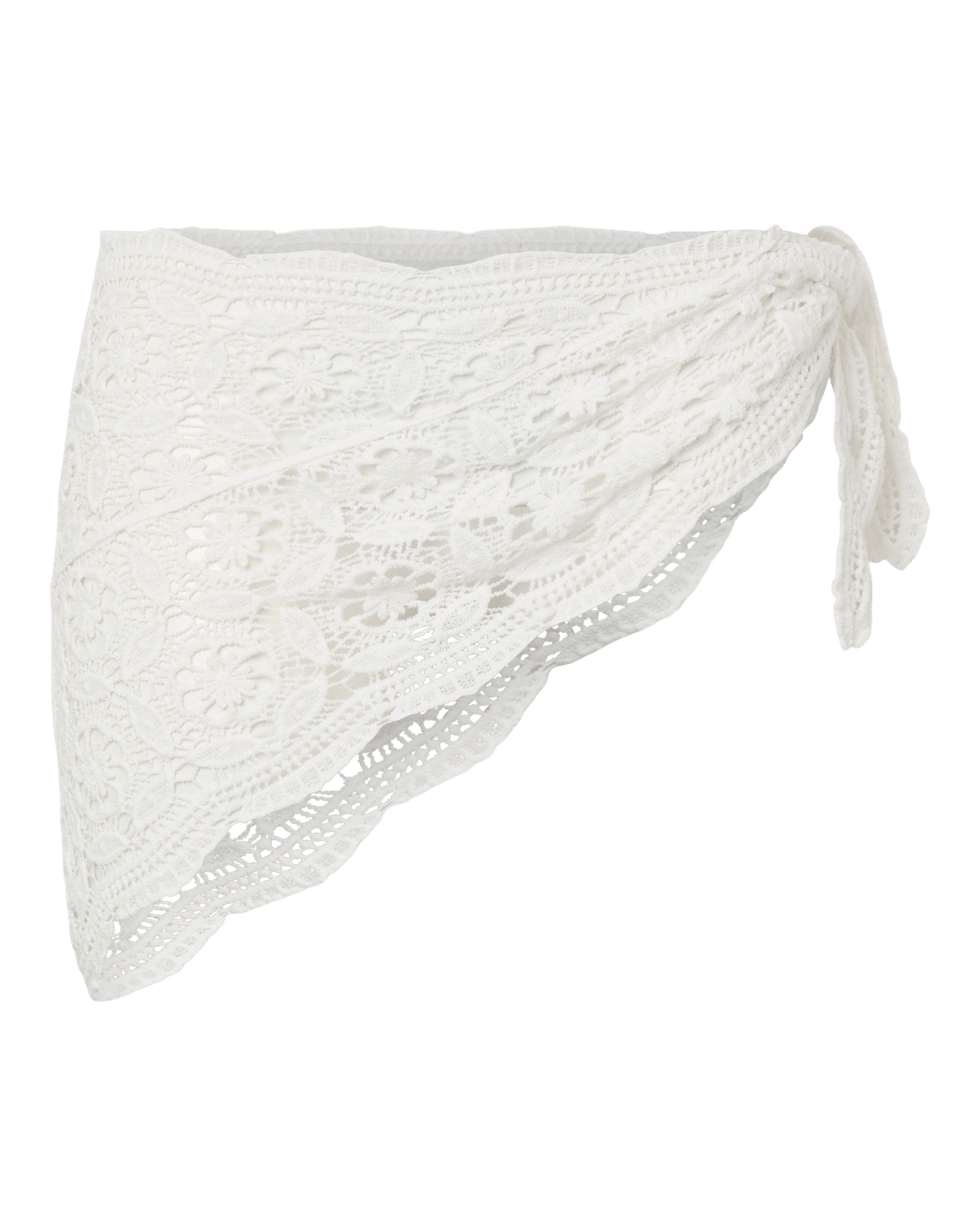 MANILLA HIP SCARF - BRIGHT WHITE - Dinvintageshop