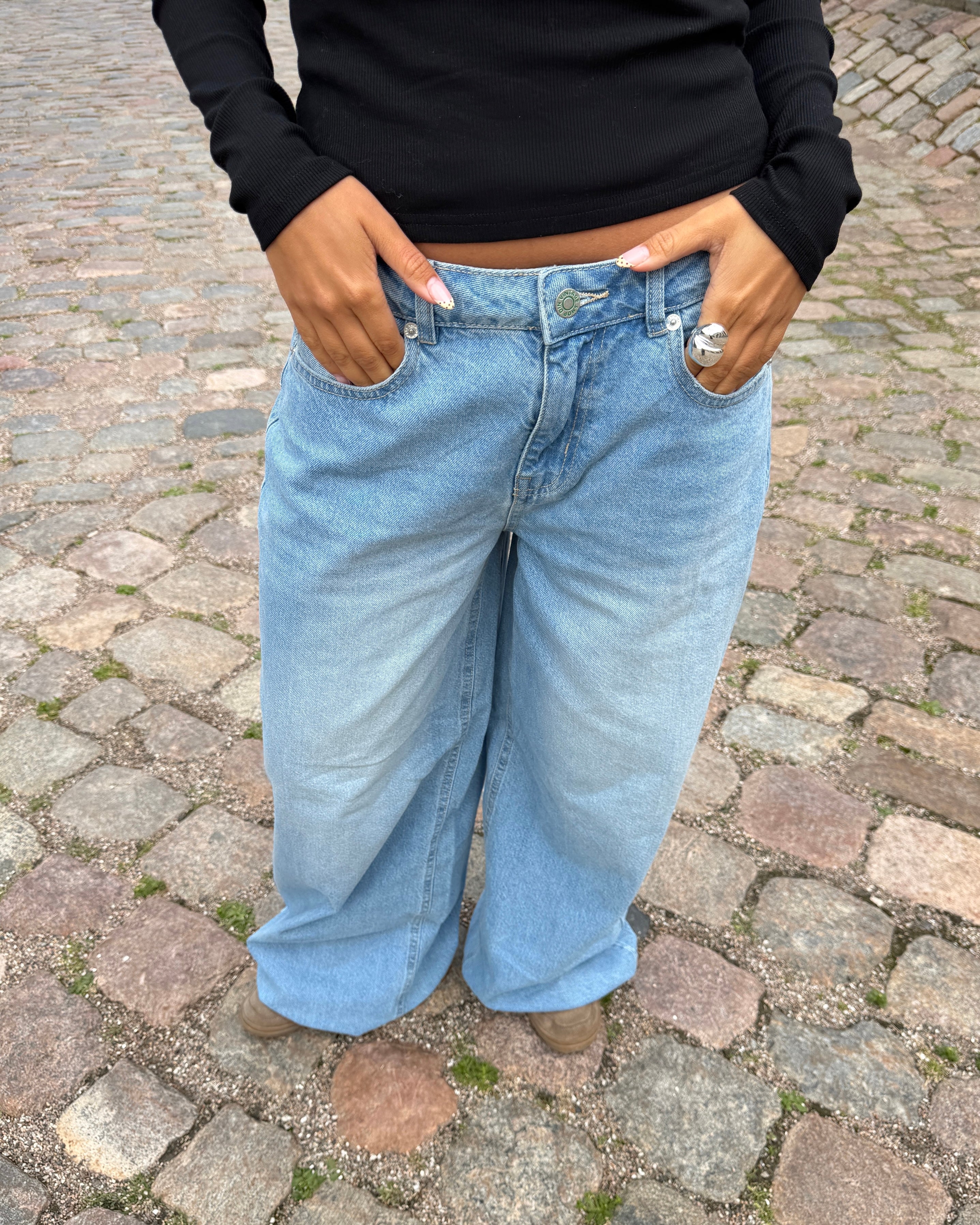 MARIE BAGGY JEANS - LIGHT BLUE
