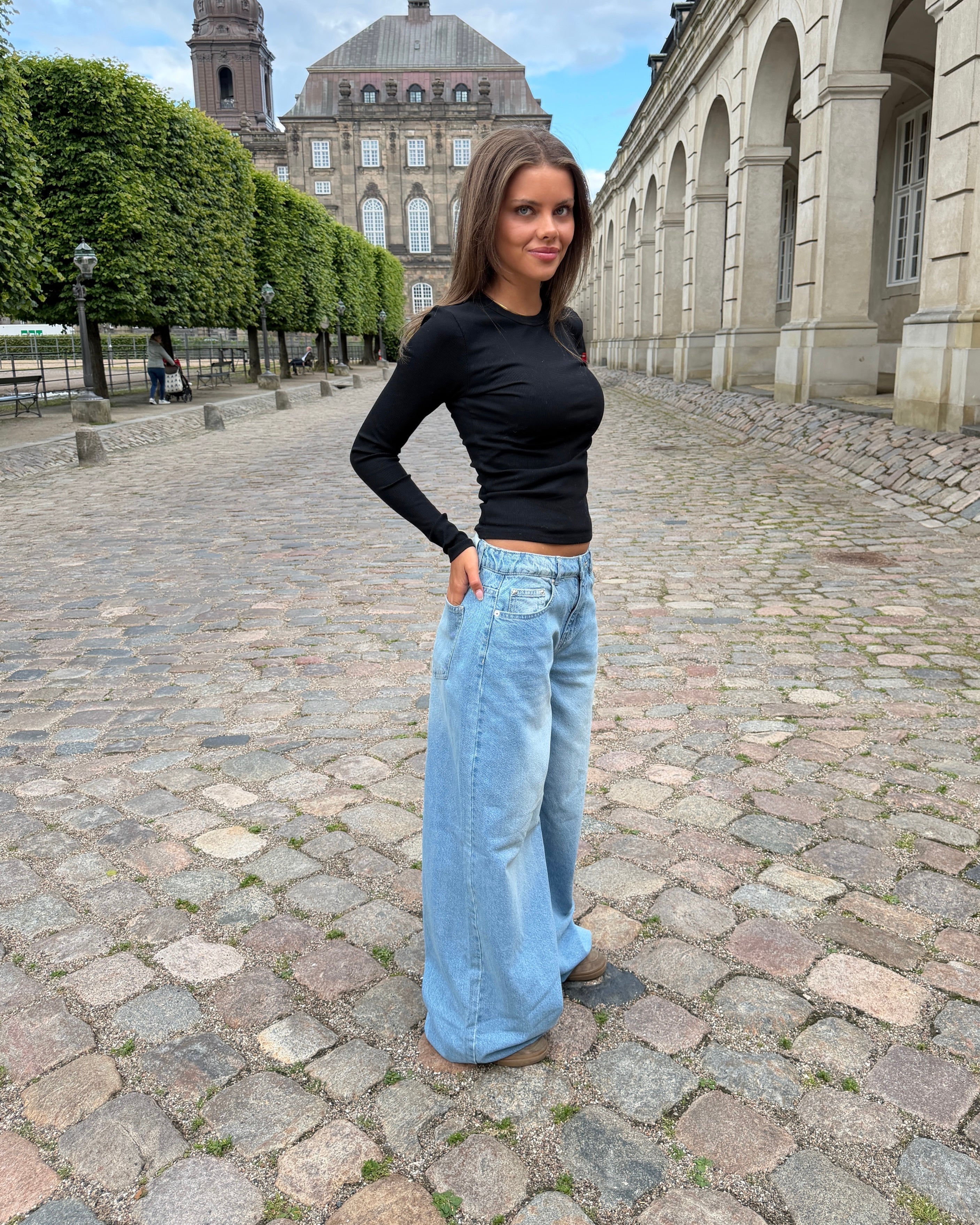 MARIE BAGGY JEANS - LIGHT BLUE