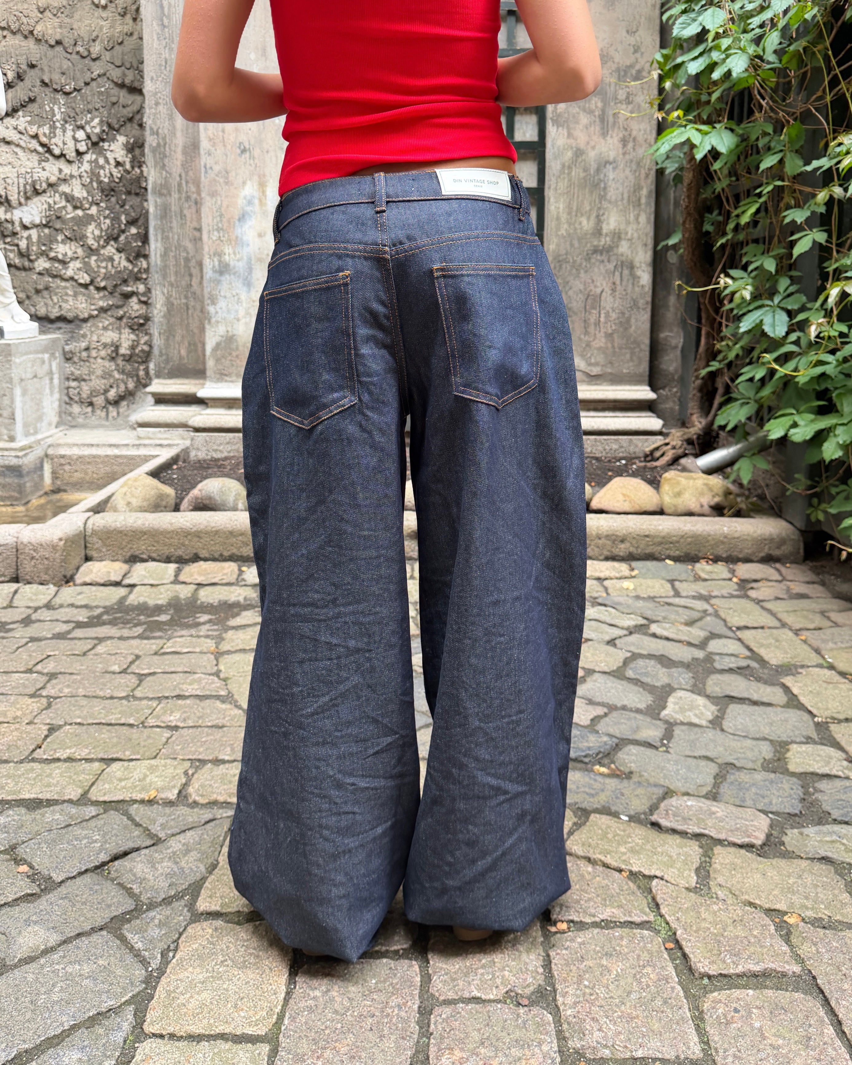 MARIE BAGGY JEANS - SELVEDGE BLUE