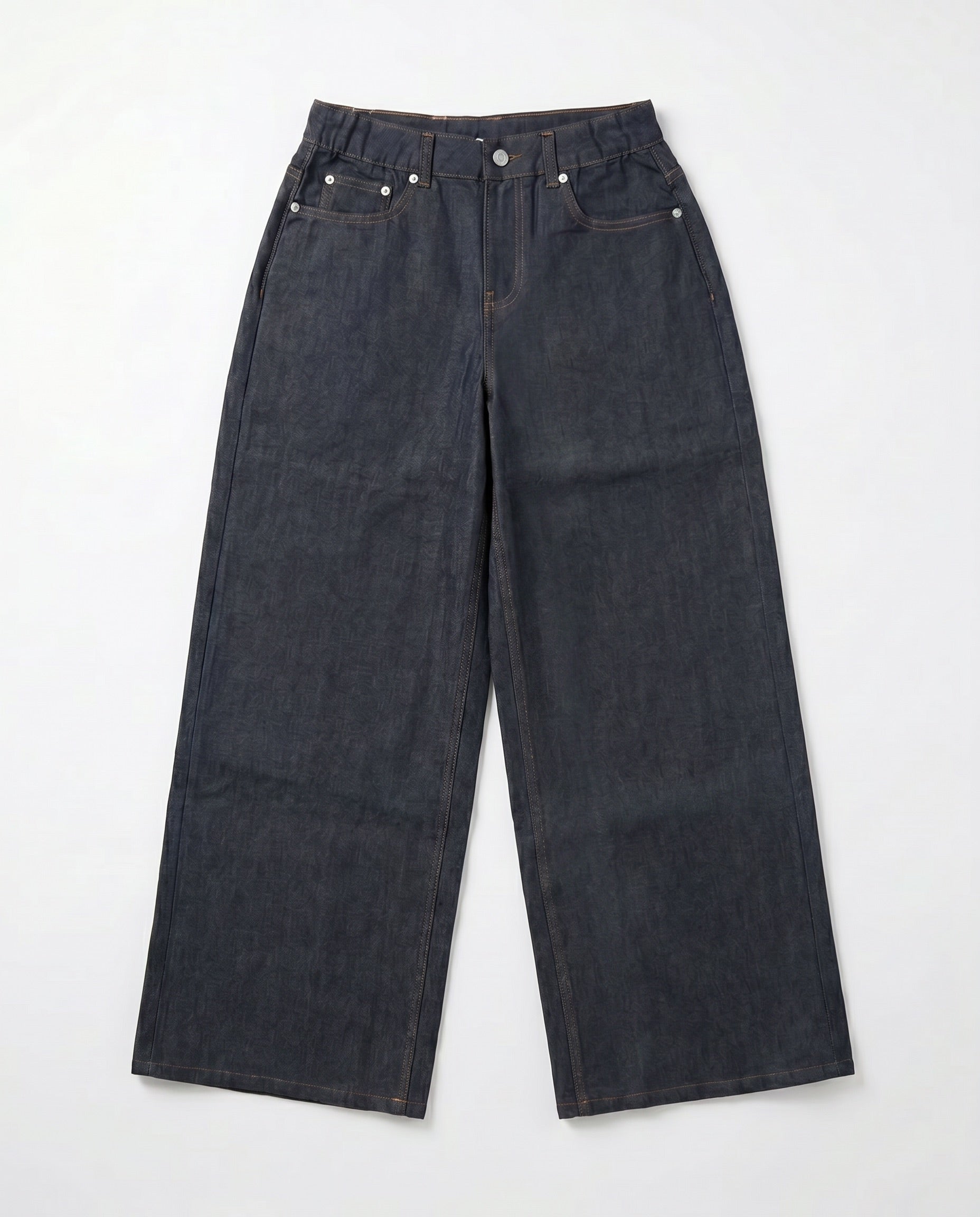 MARIE BAGGY JEANS - SELVEDGE BLUE - Dinvintageshop