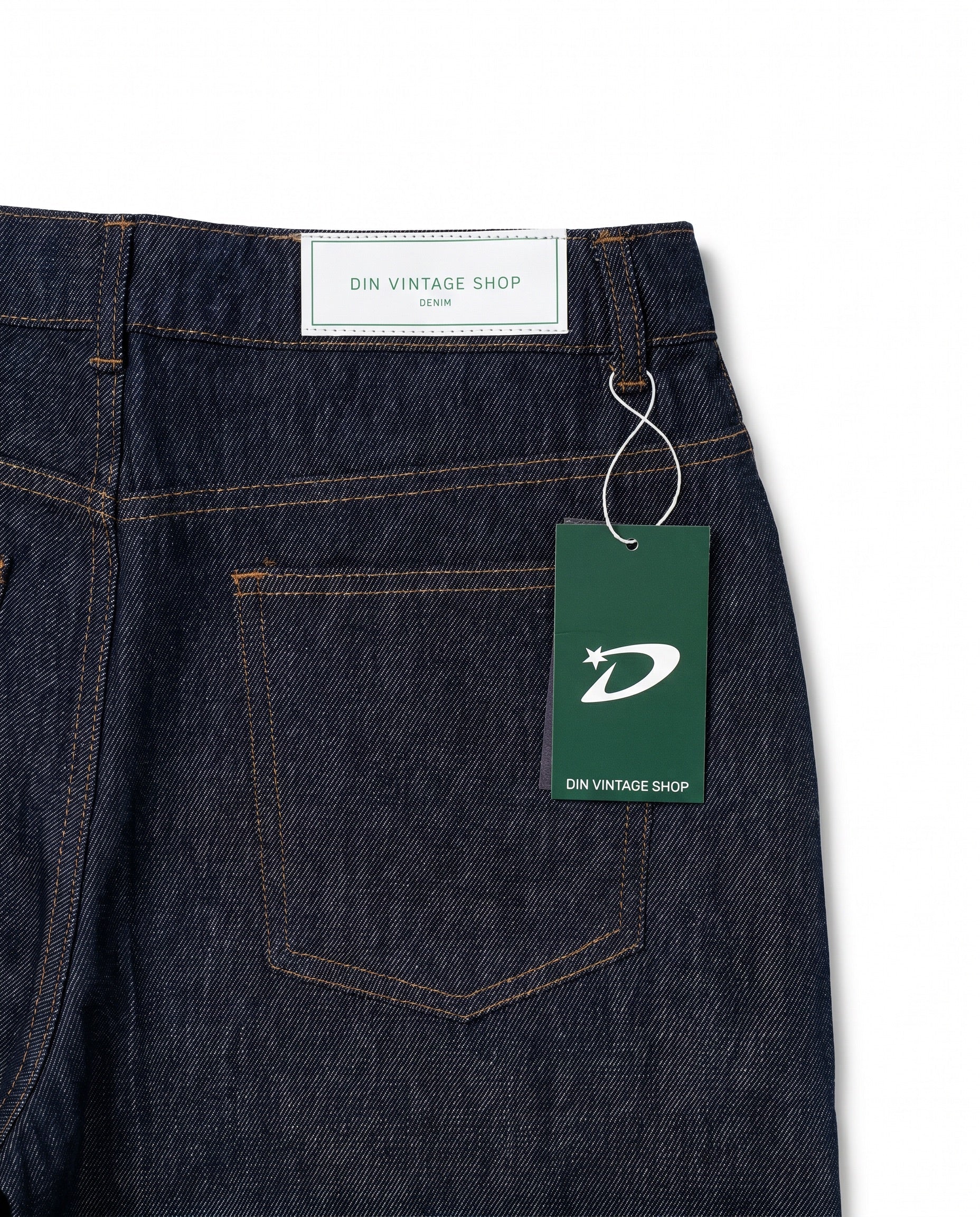 MARIE BAGGY JEANS - SELVEDGE BLUE - Dinvintageshop