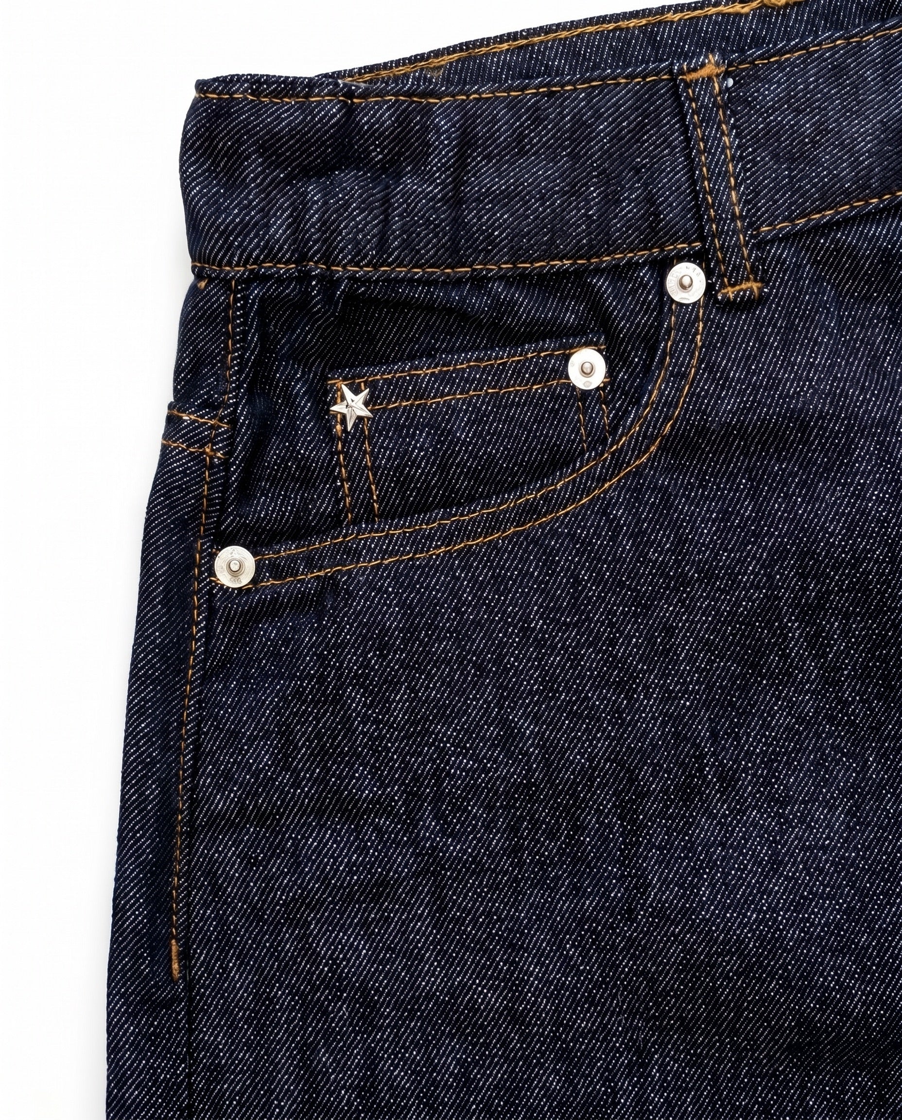 MARIE BAGGY JEANS - SELVEDGE BLUE - Dinvintageshop