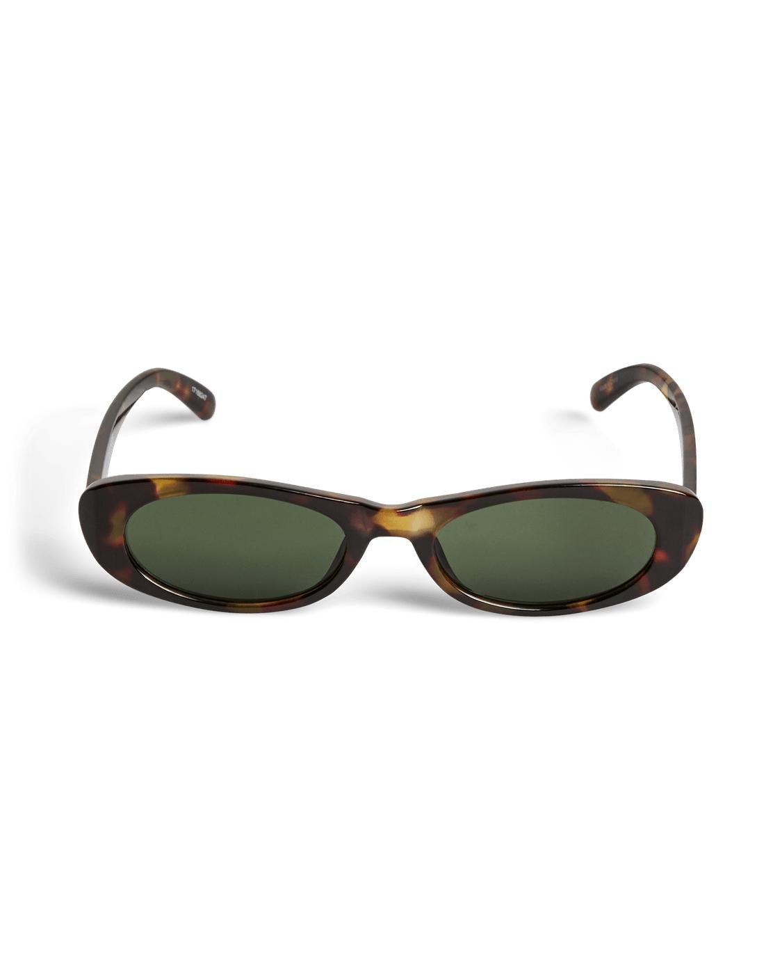 MILANIA SOLBRILLER - TURTLE/GREEN GLASS