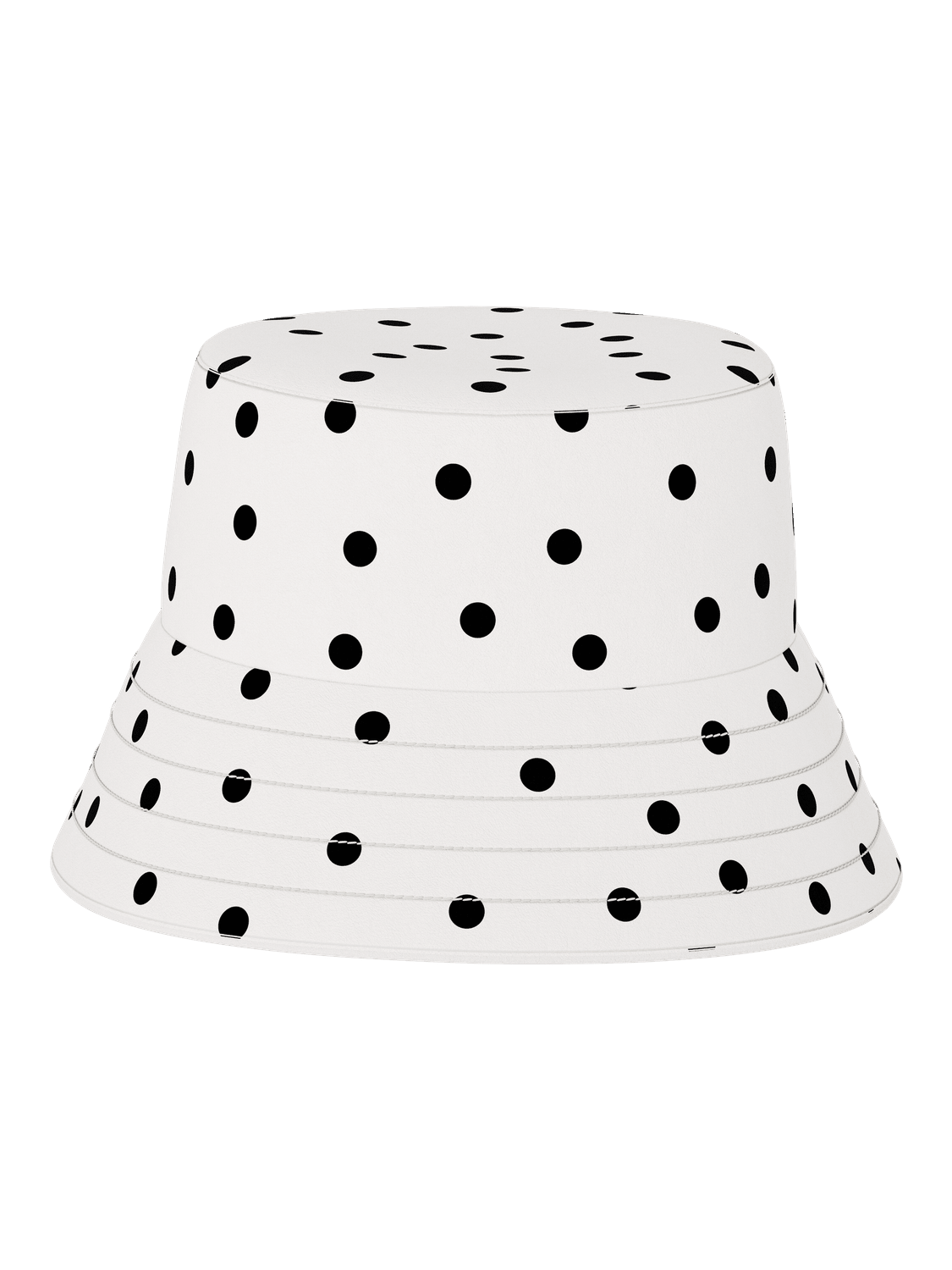 MIRA BUCKET HAT - CLOUD DANCER DOT - Dinvintageshop