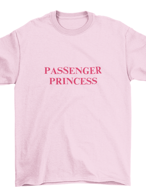 PASSENGER PRINCESS, BABY TEE - LYSERØD