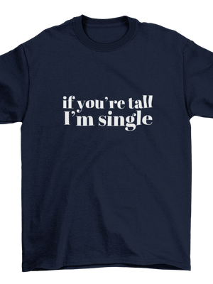 TALL/SINGLE, BABY TEE - NAVY