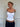 NADIA TANK TOP - WHITE / BLACK - Dinvintageshop