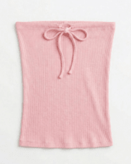 NAYA TUBE TOP - LIGHT PINK - Dinvintageshop