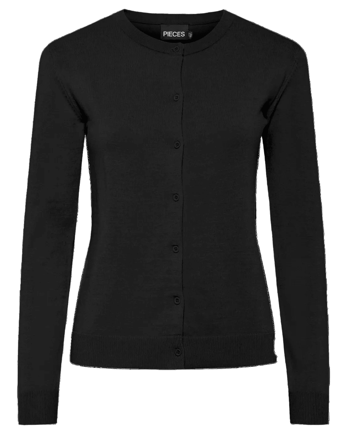 NORA KNIT CARDIGAN - BLACK - Dinvintageshop